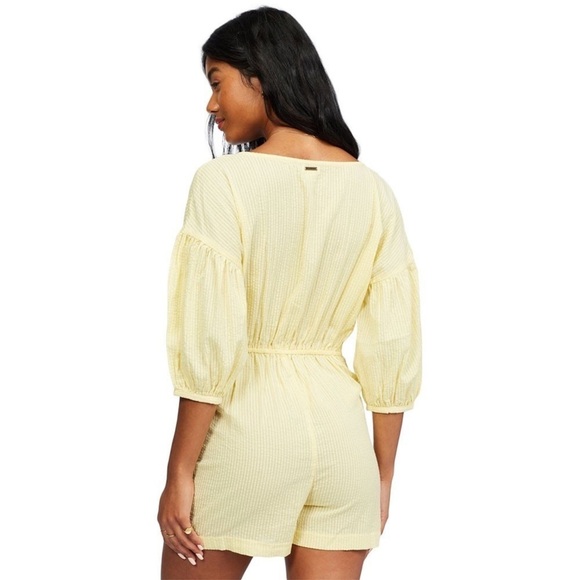 🔆BILLABONG🔆 Sun Valley LIGHT YELLOW Romper - Picture 8 of 13